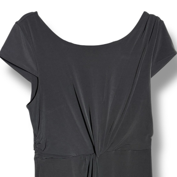 Victoria's Secret little Black Dress Draped Stretch Jersey Scoop Neck Large - Picture 7 of 7